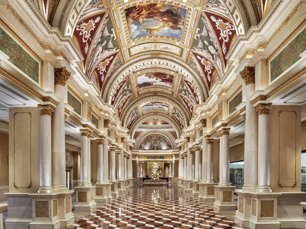 Private venue prepared for an exclusive event